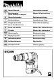 Makita 6924N Manual De Instrucciones