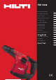 Hilti TE 106 Manual De Instrucciones