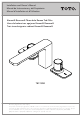 Toto Kiwami Renesse TB170DD Manual De Instrucciones Y Del Propietario