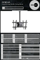 Omnimount DCM-UA Manual De Instrucciones