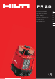 Hilti PR 28 Manual De Instrucciones