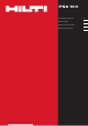 Hilti PSA 100 Manual De Instrucciones