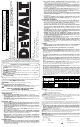 DeWalt DW297 Manual De Instrucciones