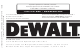 DeWalt DXCM024-0345 Manual De Instrucciones