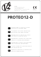 V2 PROTEO12-D Manual De Instrucciones