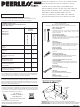 PEERLESS 86628 Serie Manual De Instrucciones