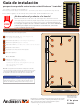 Andersen Windows & Doors LuminAire SlideAway Guia De Instalacion