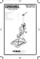 Dremel Work Station 220 Manual De Instrucciones