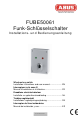 Abus FUBE50061 Manual De Instalacion Y Uso