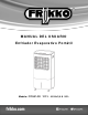 FRIKKO F1700P-CR Manual Del Usuario