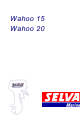 SELVA MARINE Wahoo 15 Manual De Servicio