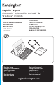 Kensington KeyFolio Expert Guía Rápida