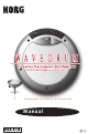 Korg Wavedrum Manual Del Usuario