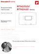 Honeywell Home RTH2510 Serie Manual Del Propietário