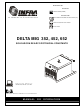 Infra DELTA MIG 352 Manual De Operación