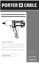 Porter & Cable PCE210 Manual De Instrucciones