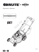 Briggs & Stratton Brute 7800885 Manual Del Operador