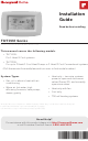 Honeywell Home TH7000 Serie Guia De Instalacion