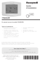 Honeywell TH8320ZW Guia De Instalacion