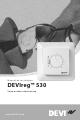 DEVI reg 530 Manual De Instalación
