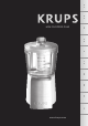 Krups MINI CHOPPER GVA2 Manual Del Usario