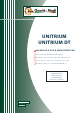 Checchi & Magli UNITRIUM/3 Manual De Uso Y Mantenimiento
