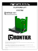 Frontier 5NT1622 901 Manual Del Operador