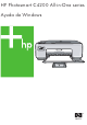 HP Photosmart C4200 All-in-One Serie Manual Del Usuario