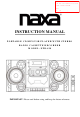 Naxa NPB-428 Manual De Instrucciones
