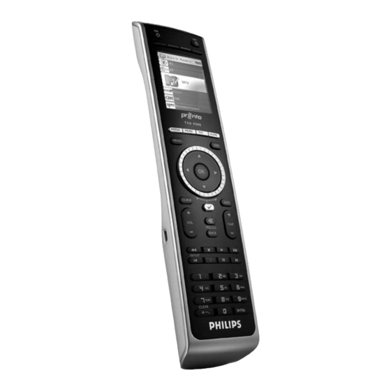 Philips Pronto TSU9200/00 Manuales