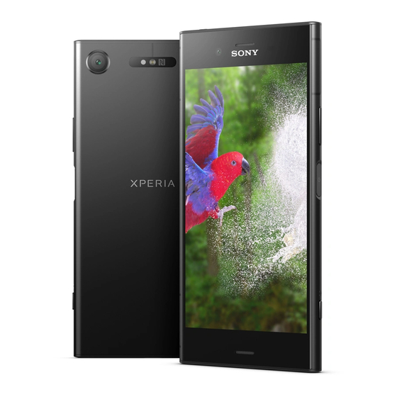 Sony Xperia XZ1 Guia Del Usuario