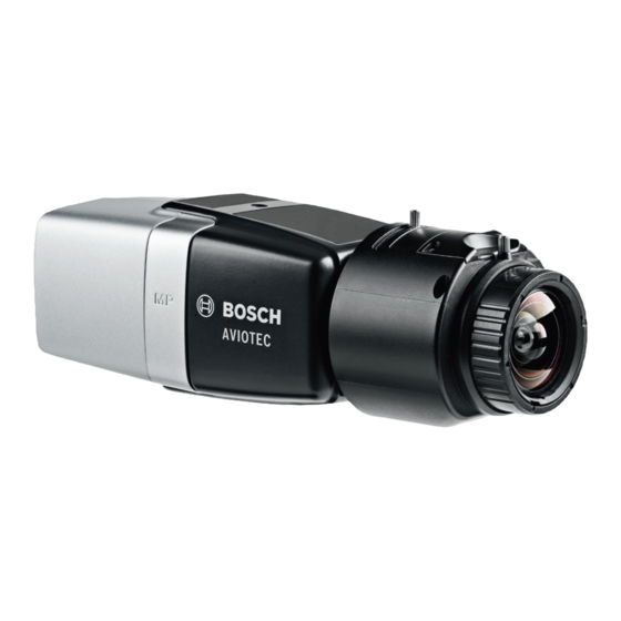 Bosch AVIOTEC IP starlight 8000 Manual Del Usuario