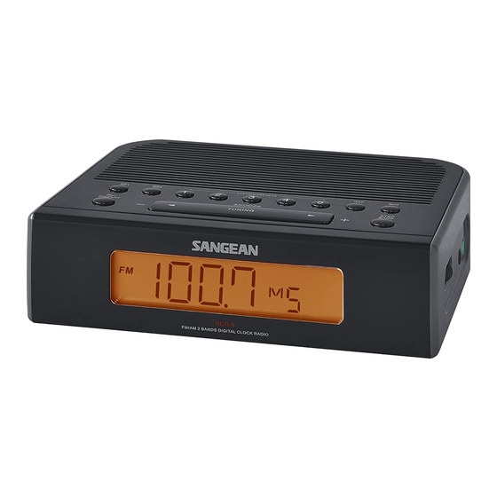 Sangean RCR-5 Manual Del Usuario