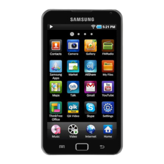 Samsung Galaxy Player 5.0 Manual Del Usuario