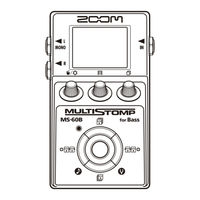 Zoom MULTISTOMP MS-60B Manual De Instrucciones