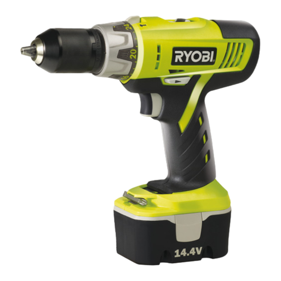 Ryobi LDD1401 Manuales