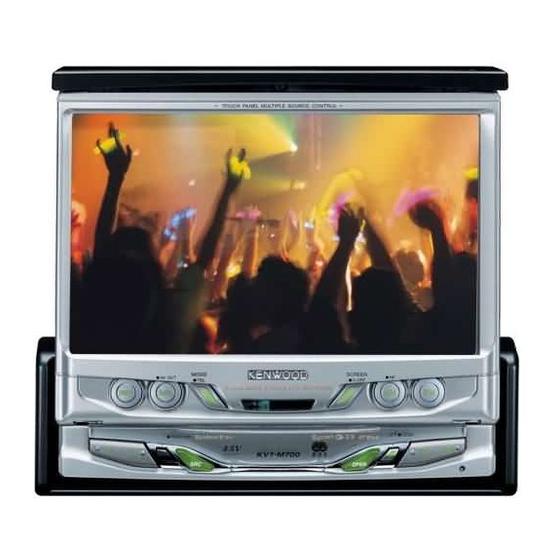 Kenwood KVT-M700 Manual De Instrucciones
