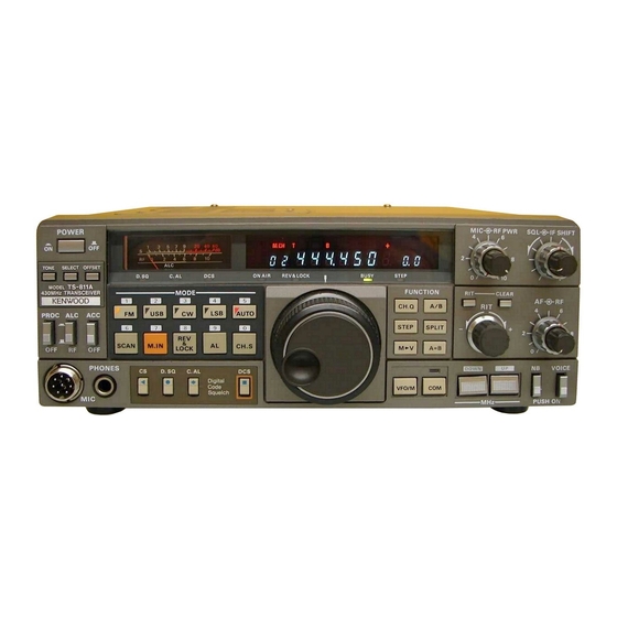 Kenwood TS 711 Manuales