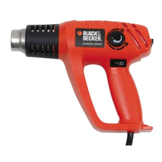 Black and Decker KX2000 Manuales
