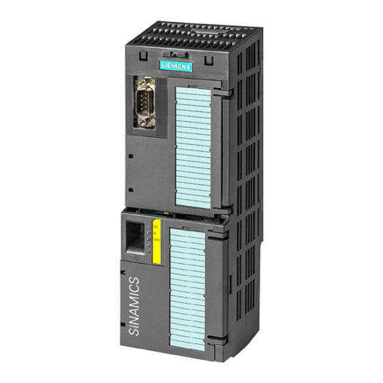 Siemens SINAMICS G120 Serie Instrucciones De Servicio Resumidas