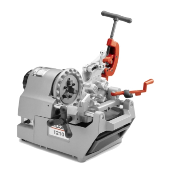 RIDGID 1210 Manual Del Usuario