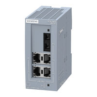Siemens SIMATIC NET SCALANCE XB004-1G Instrucciones De Servicio