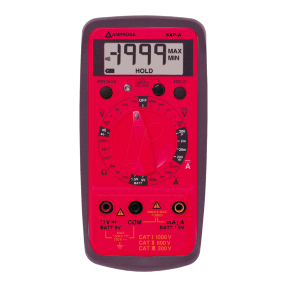 Amprobe 15XP-A Manual De Operación