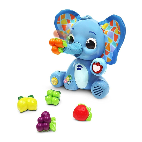 VTech Elefante gloton infantil Fran Desarrolla sentidos y emociones Guia De Inicio Rapido