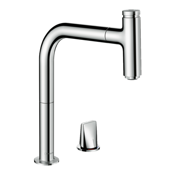 Hansgrohe Metris Select M71 200 2jet sBox 73818X Manuales