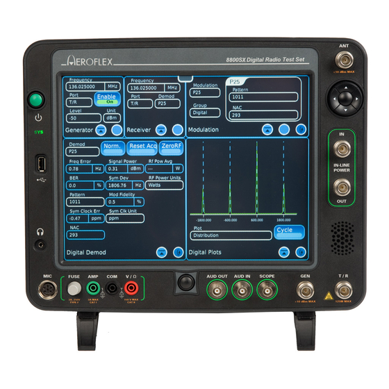 Aeroflex 8800 Serie Manual Del Usuario