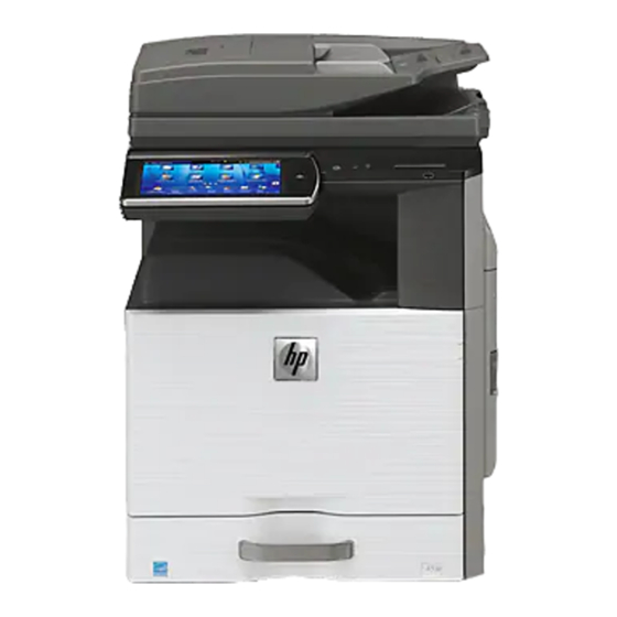 HP MFP S956dn Guia De Inicio Rapido