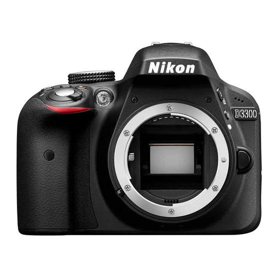 Nikon D3300 Manual De Referencia