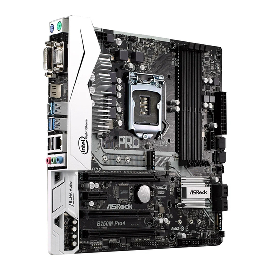ASROCK B250M Pro4 Manual De Instrucciones