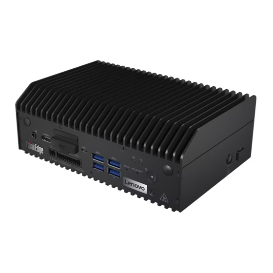 Lenovo ThinkEdge SE70 Guia Del Usuario